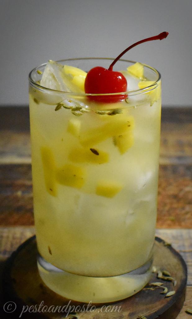 Mango tequila punch