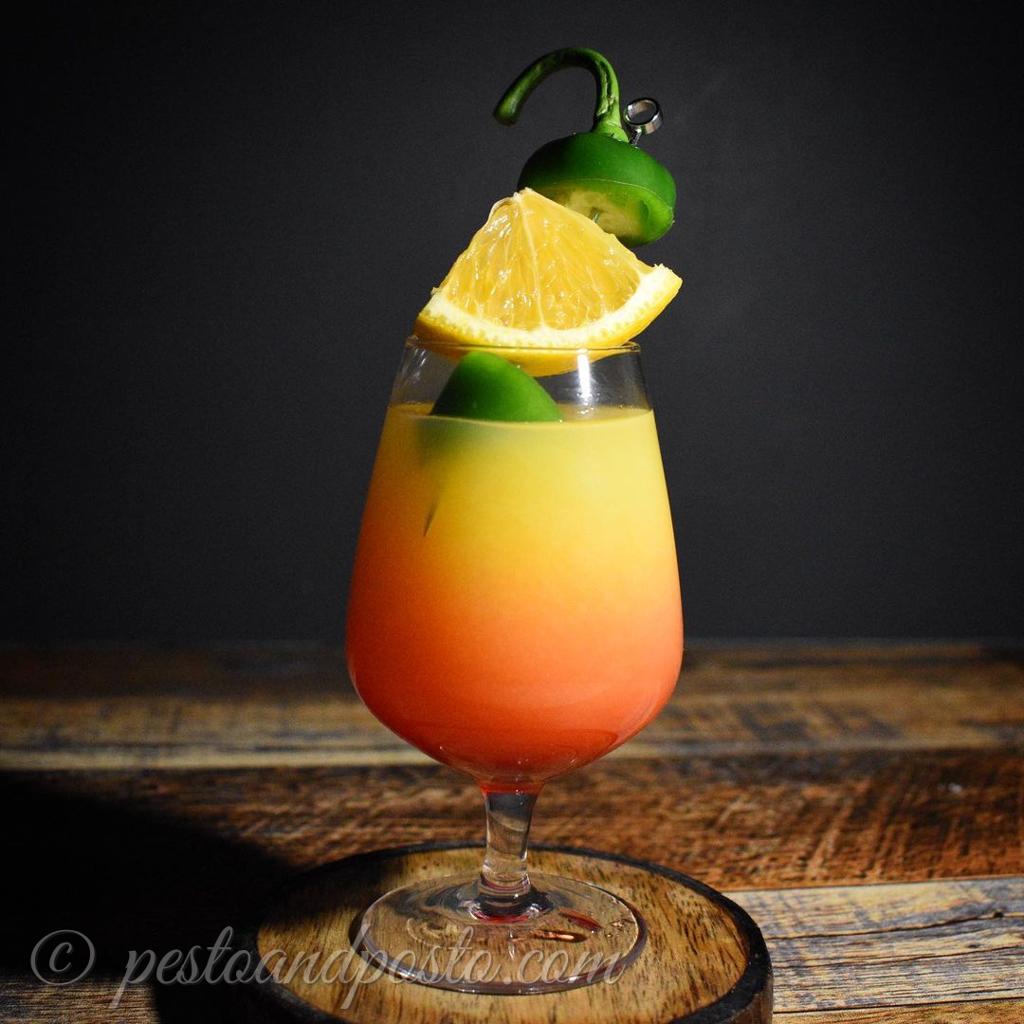 Spicy Tequila Sunrise